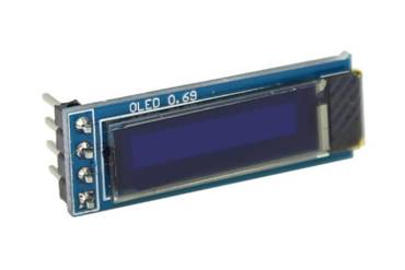 I2C 0.69&quot;Blue OLED LCD Module for Arduino